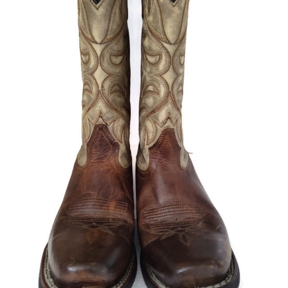 Laredo Women's Vintage Leather Cowboy Festival Rodeo Boots Size 7M - Picture 3 of 6